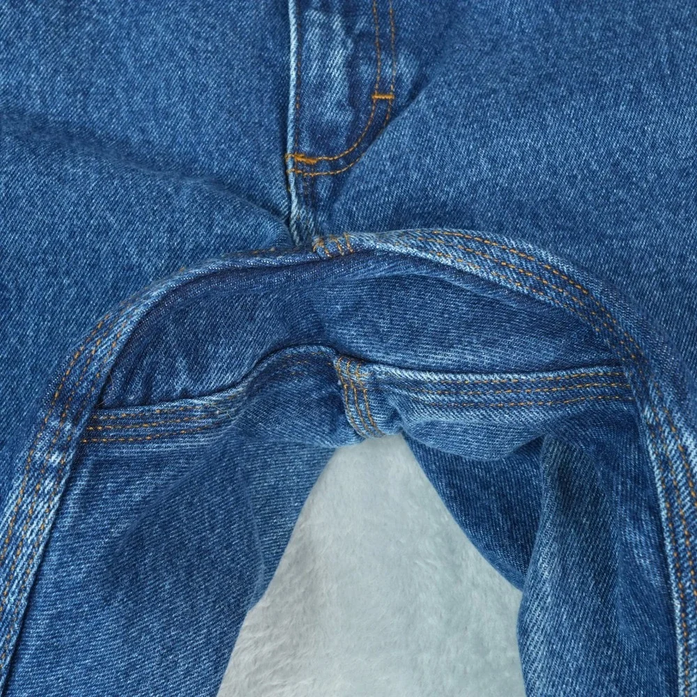 Duluth Trading Jeans Men 44x28 Blue Ballroom Relaxed Fit Workwear Rugged 86069B